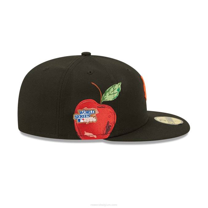 New Era new york mets fruit zwarte 59fifty getailleerde pet BT24958