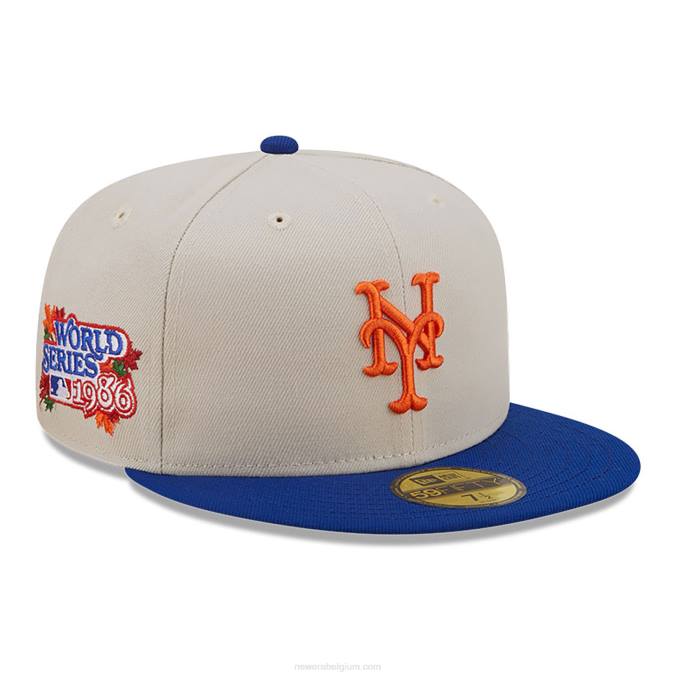 New Era new york mets herfst klassieke witte 59fifty pet BT241249