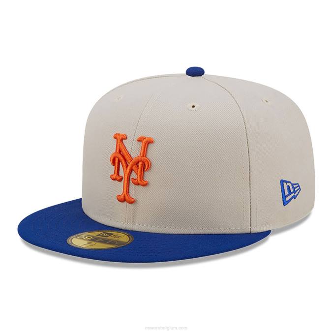 New Era new york mets herfst klassieke witte 59fifty pet BT241249