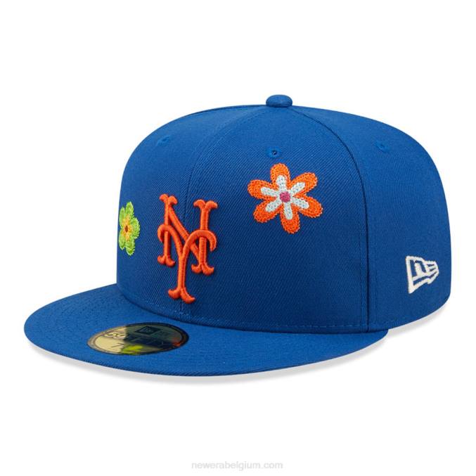New Era new york mets mlb flower blue 59fifty getailleerde pet BT24479