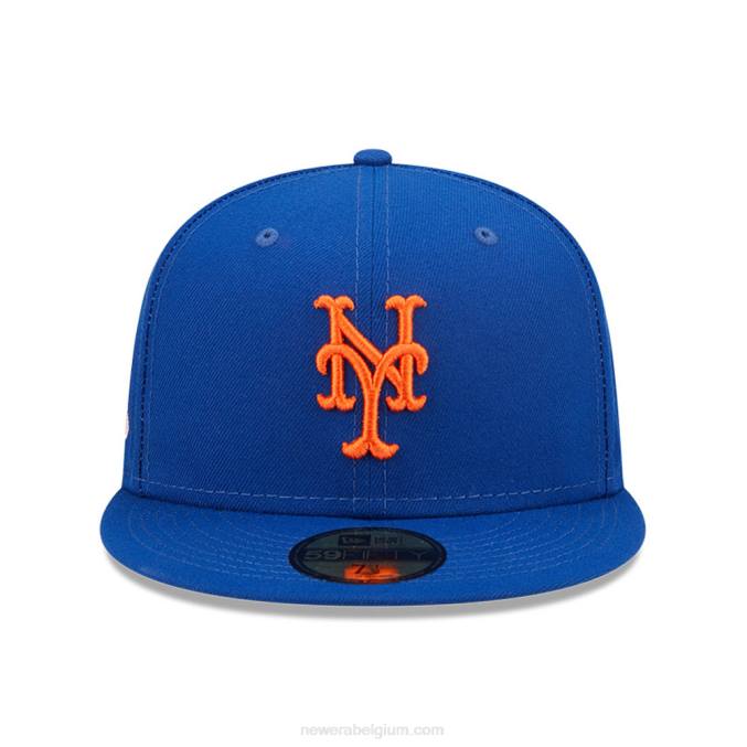 New Era new york mets mlb pop sweat blauwe 59fifty getailleerde pet BT24844