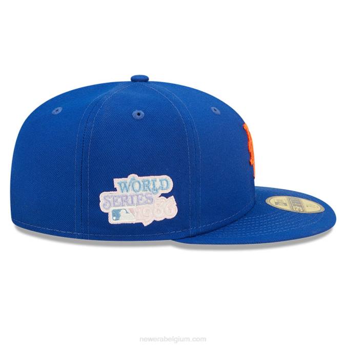 New Era new york mets mlb pop sweat blauwe 59fifty getailleerde pet BT24844