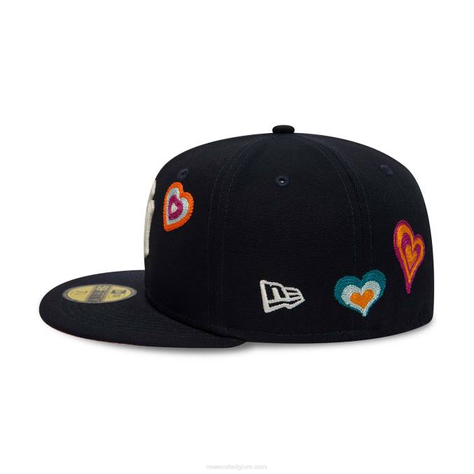 New Era new york yankees chain stitch hart marine 59fifty fitted cap BT24948