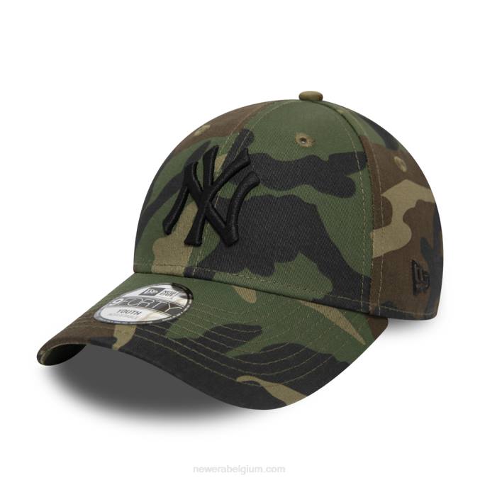 New Era new york yankees essential kids camo 9forty cap BT241505