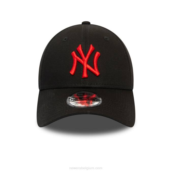 New Era new york yankees essentieel logo zwarte 9forty pet BT241817