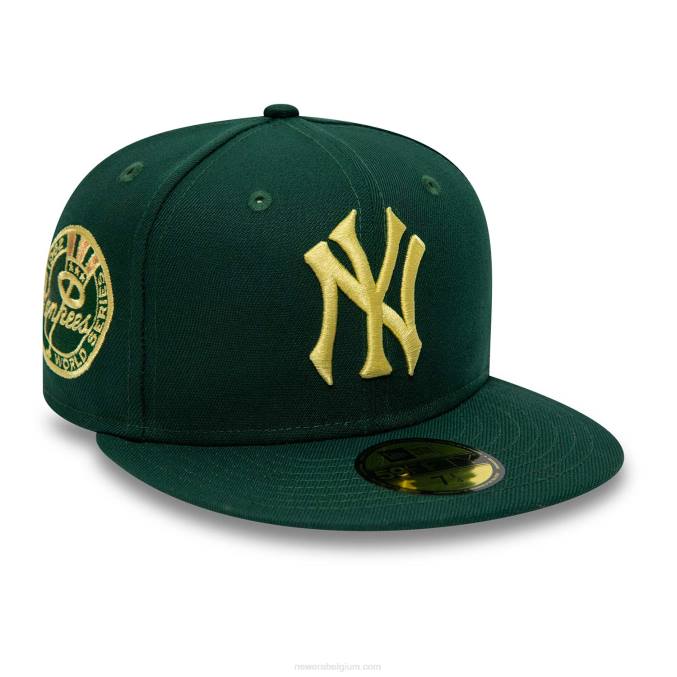 New Era new york yankees forest green 59fifty getailleerde pet BT241234