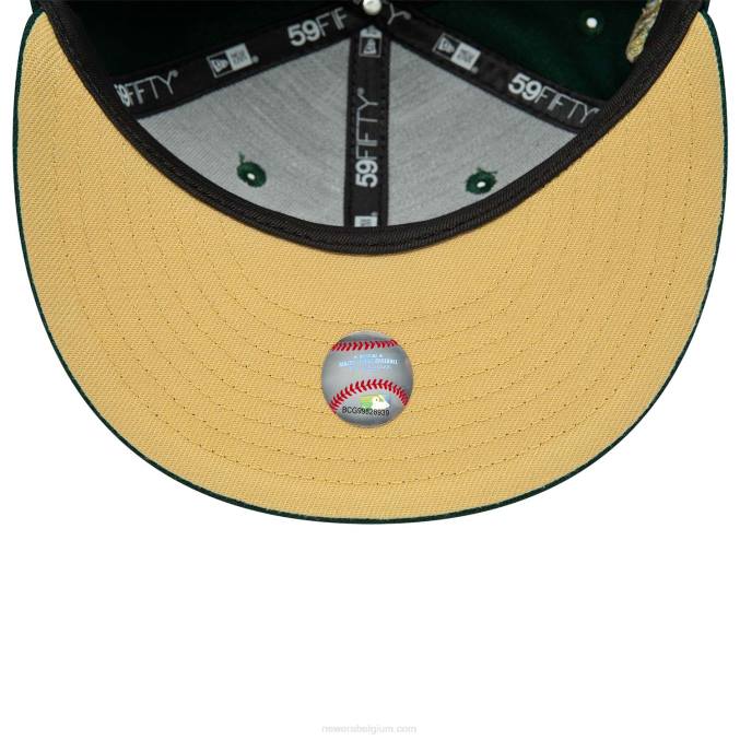 New Era new york yankees forest green 59fifty getailleerde pet BT241234