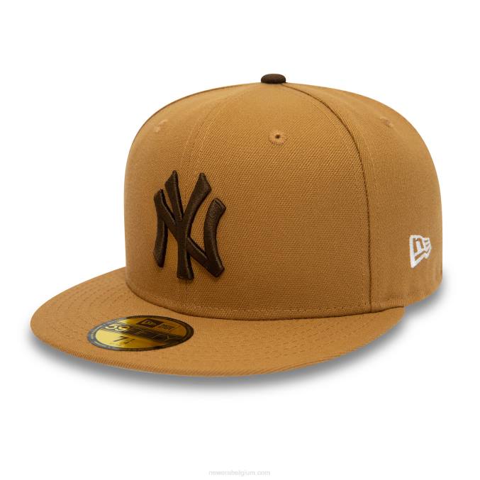 New Era new york yankees herfstkleuren bruine 59fifty pet BT24753
