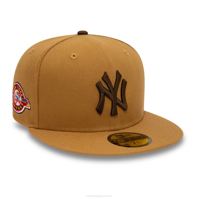 New Era new york yankees herfstkleuren bruine 59fifty pet BT24753