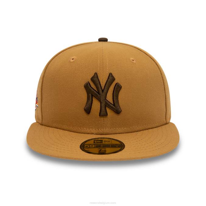 New Era new york yankees herfstkleuren bruine 59fifty pet BT24753