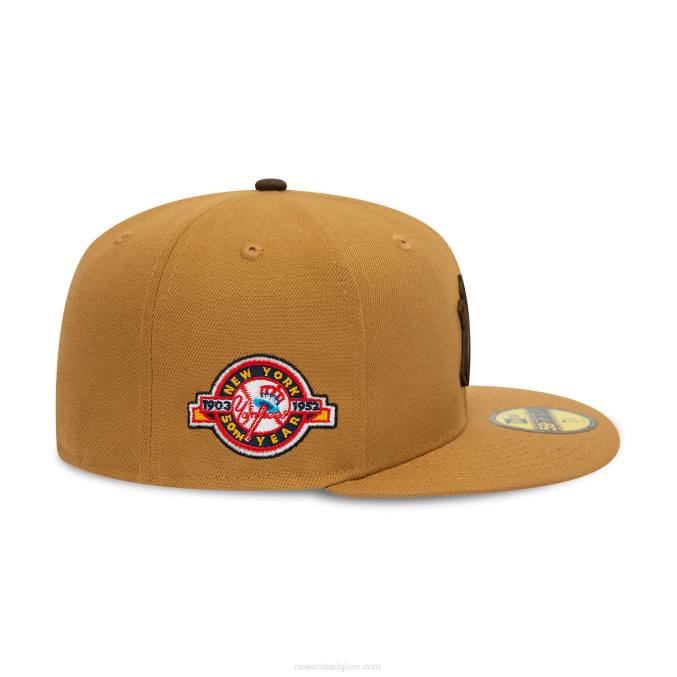 New Era new york yankees herfstkleuren bruine 59fifty pet BT24753