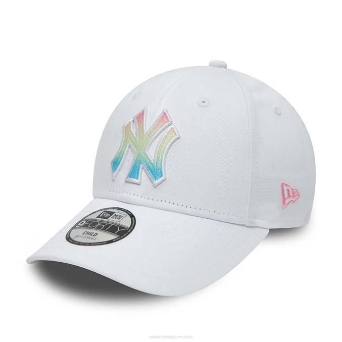 New Era new york yankees jeugd ombre infill witte 9forty verstelbare pet BT241806