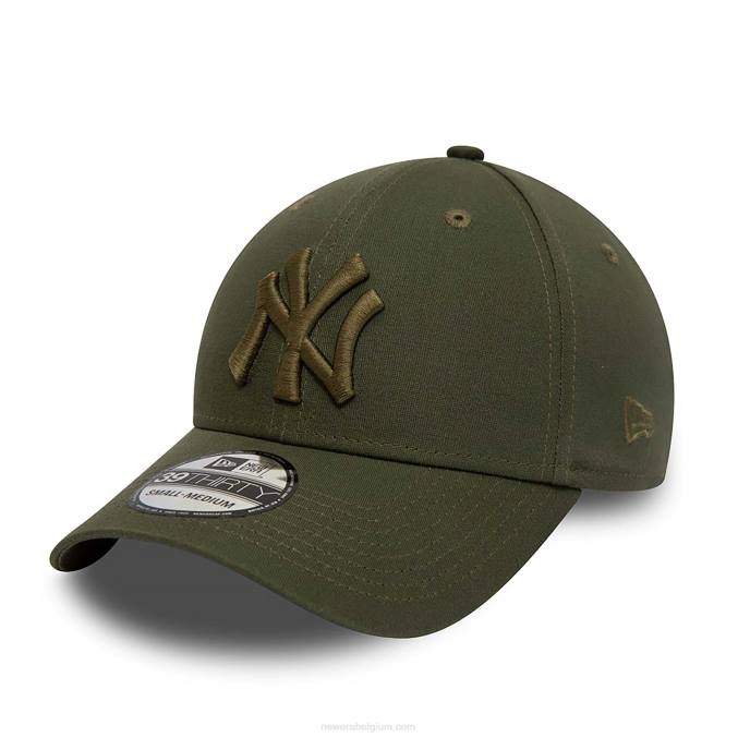 New Era new york yankees league essentiële groene 39thirty stretch fit pet BT242189