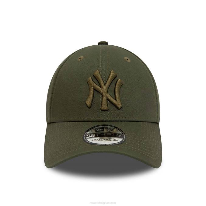 New Era new york yankees league essentiële groene 39thirty stretch fit pet BT242189
