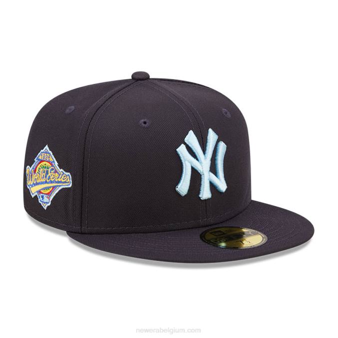 New Era new york yankees mlb cloud navy 59fifty getailleerde pet BT24360