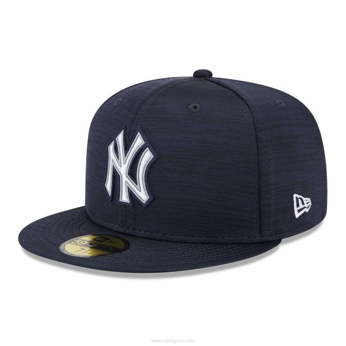 New Era new york yankees mlb clubhouse blauw 59fifty getailleerde pet BT2410