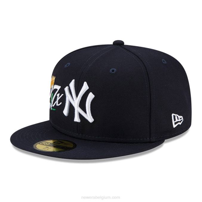 New Era new york yankees mlb crown champs marine 59fifty getailleerde pet BT241015