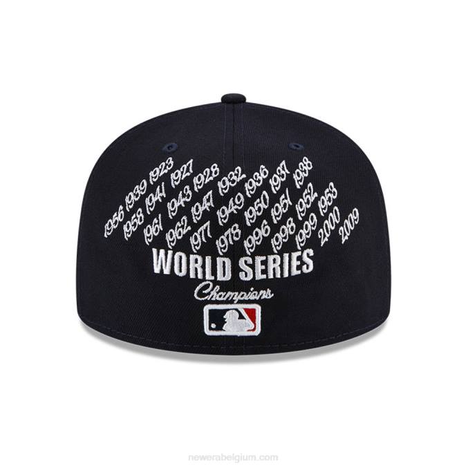 New Era new york yankees mlb crown champs marine 59fifty getailleerde pet BT241015