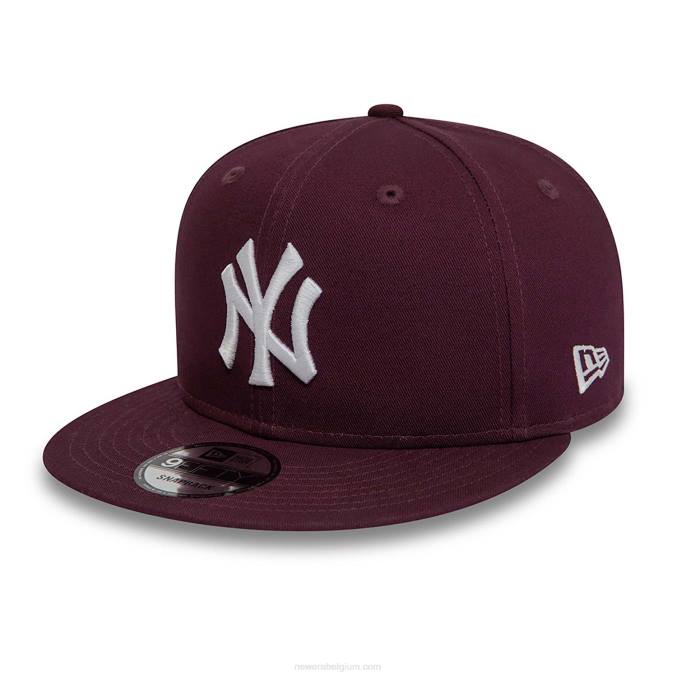 New Era new york yankees mlb essentiële donkerpaarse 9fifty pet BT241987