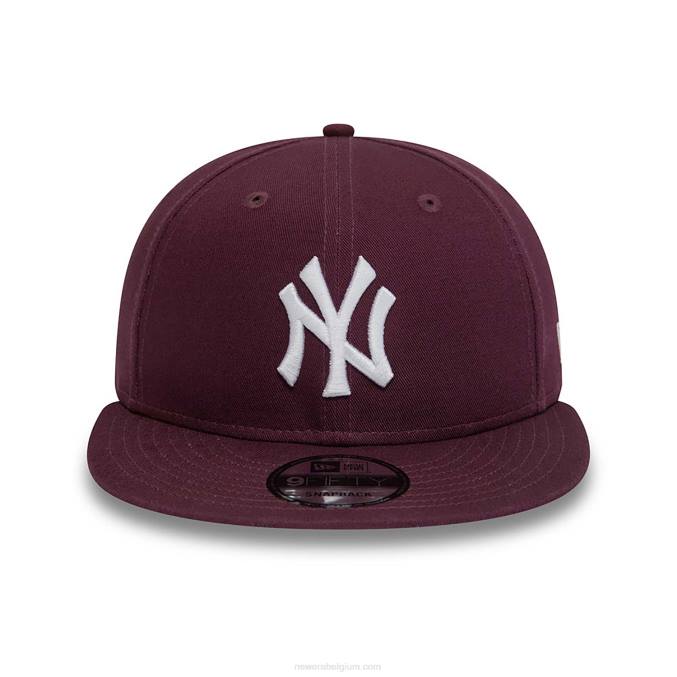 New Era new york yankees mlb essentiële donkerpaarse 9fifty pet BT241987