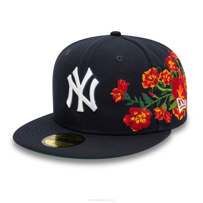 New Era new york yankees mlb floral navy 59fifty getailleerde pet BT24319