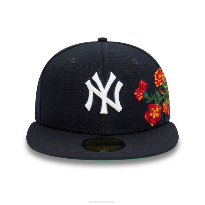 New Era new york yankees mlb floral navy 59fifty getailleerde pet BT24319