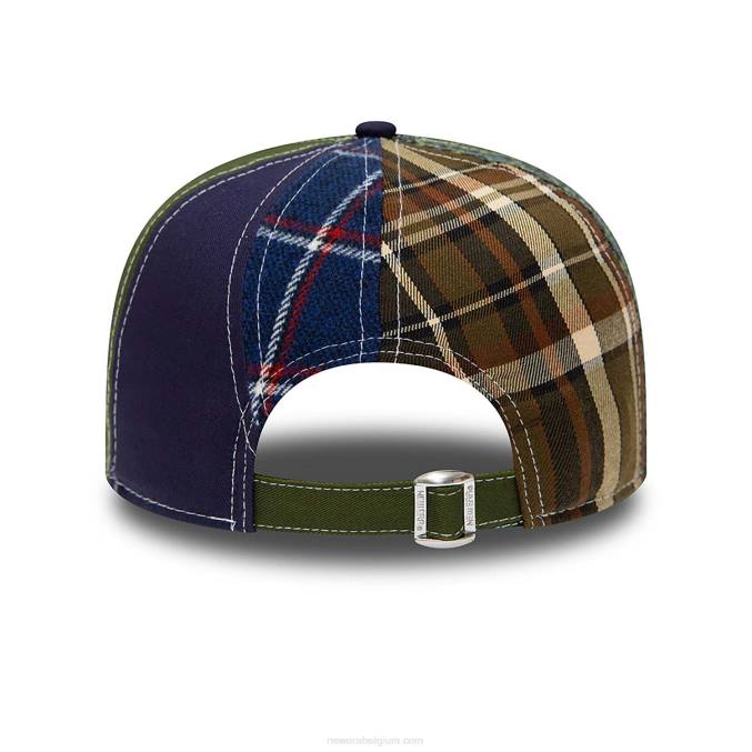New Era new york yankees mlb patchpaneel donkergroene 9fifty snapback pet BT241896
