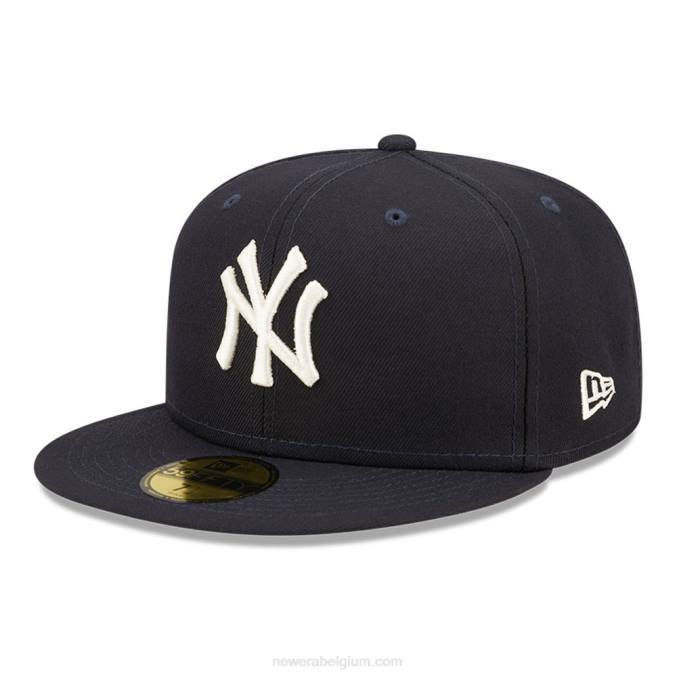 New Era new york yankees mlb pop sweat navy 59fifty getailleerde pet BT24904