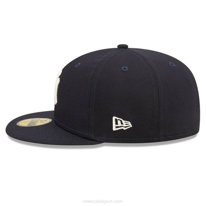 New Era new york yankees mlb pop sweat navy 59fifty getailleerde pet BT24904