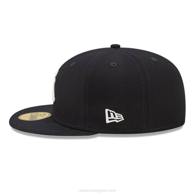 New Era new york yankees mlb side split navy 59fifty getailleerde pet BT24119