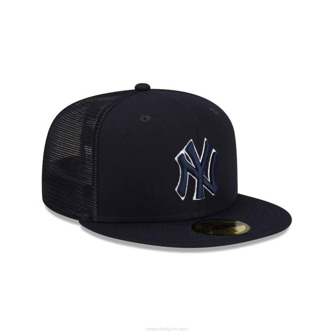 New Era new york yankees mlb slagoefening marine 59fifty cap BT249