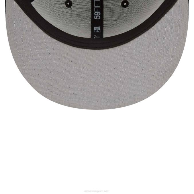 New Era new york yankees mlb slagoefening zwarte 59fifty getailleerde pet BT24195