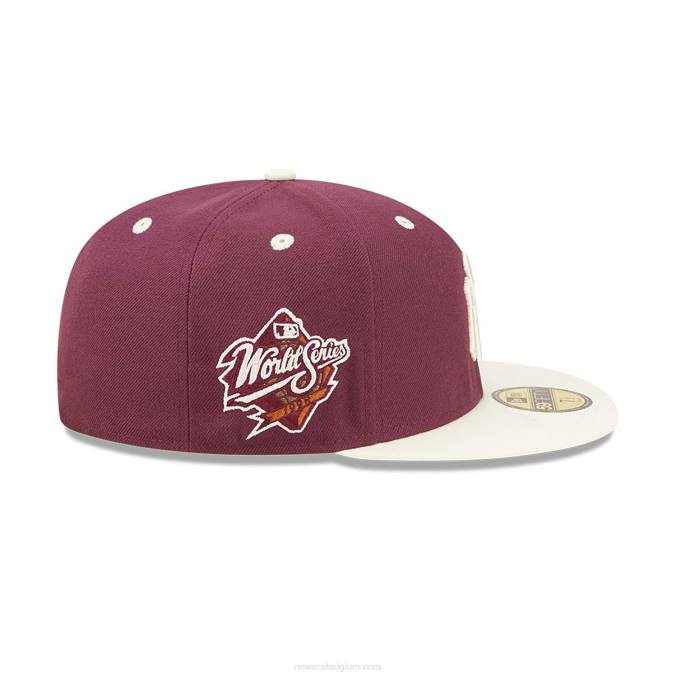 New Era new york yankees mlb world series trail mix rode 59fifty getailleerde pet BT24923