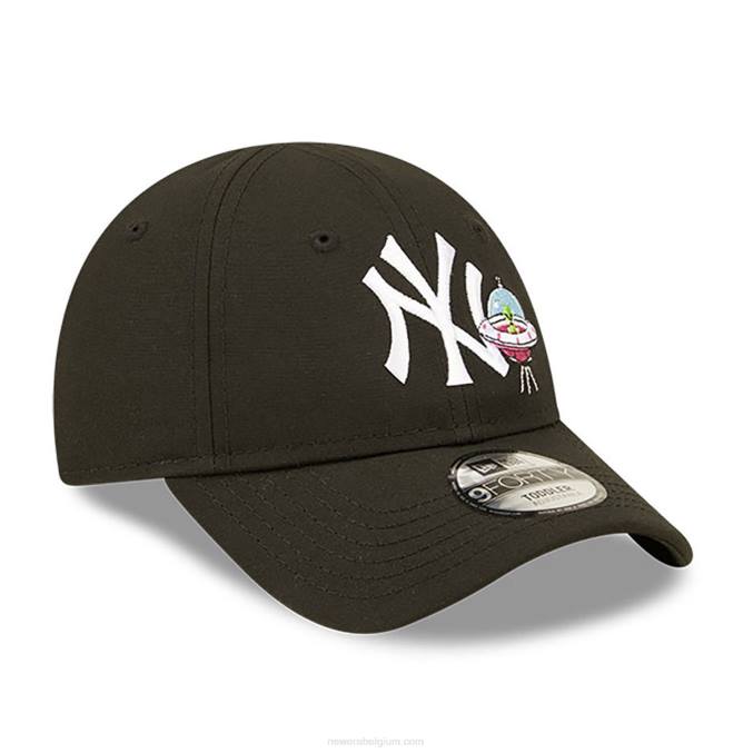 New Era new york yankees repreve peuter space zwarte 9forty verstelbare pet BT241759