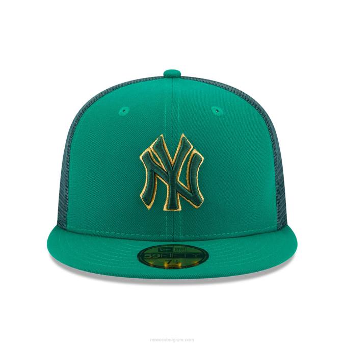 New Era new york yankees st patricks day groene 59fifty getailleerde pet BT24435