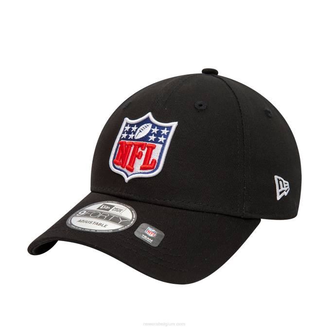 New Era nfl logo shield zwart 9forty verstelbare pet BT241814