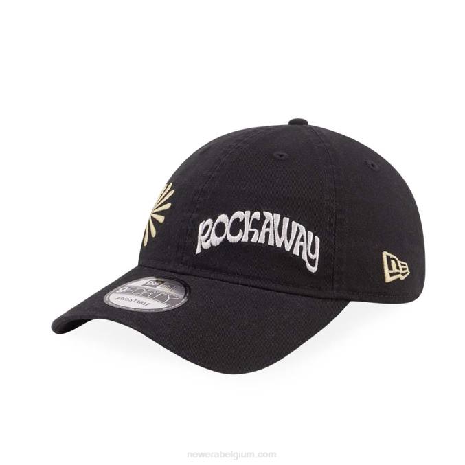 New Era nyc beach zwarte 9forty verstelbare pet BT241519