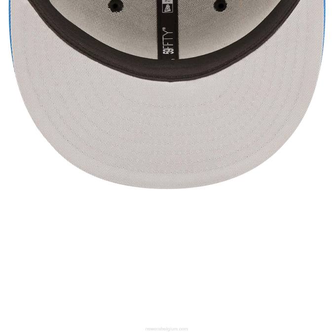 New Era oklahoma city thunder nba tip off 2022 zwarte 59fifty getailleerde pet BT24889