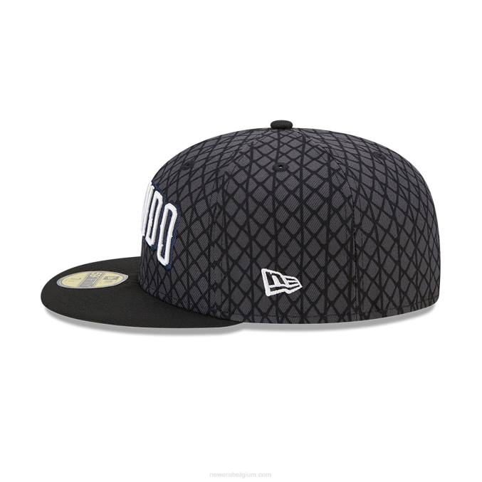 New Era orlando magic authentics city edition donkergrijze 59fifty fitted cap BT24213