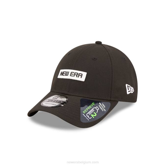New Era patch zwarte 9forty verstelbare pet BT241813