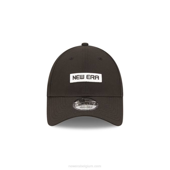 New Era patch zwarte 9forty verstelbare pet BT241813