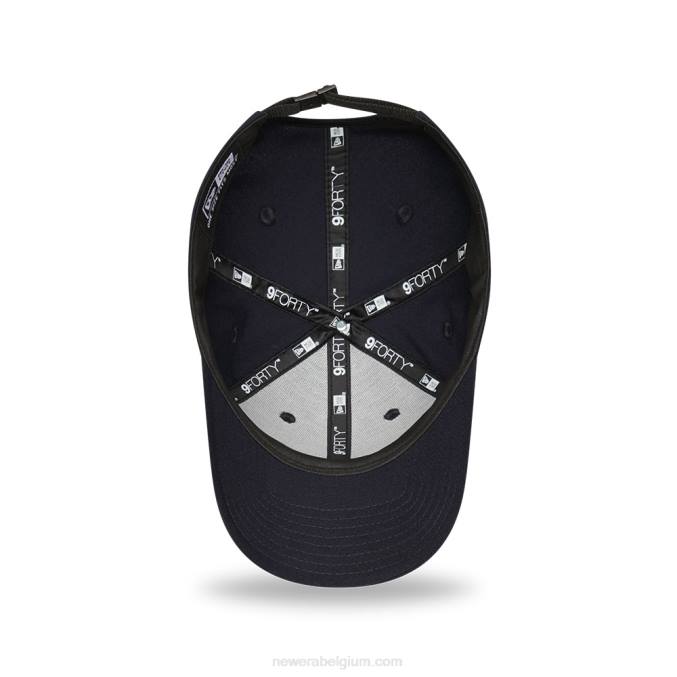 New Era patch zwarte 9forty verstelbare pet BT241813