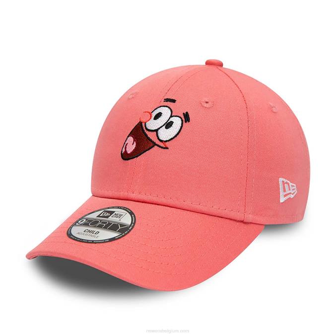 New Era patrick star jeugd nickelodeon roze 9forty verstelbare pet BT241474