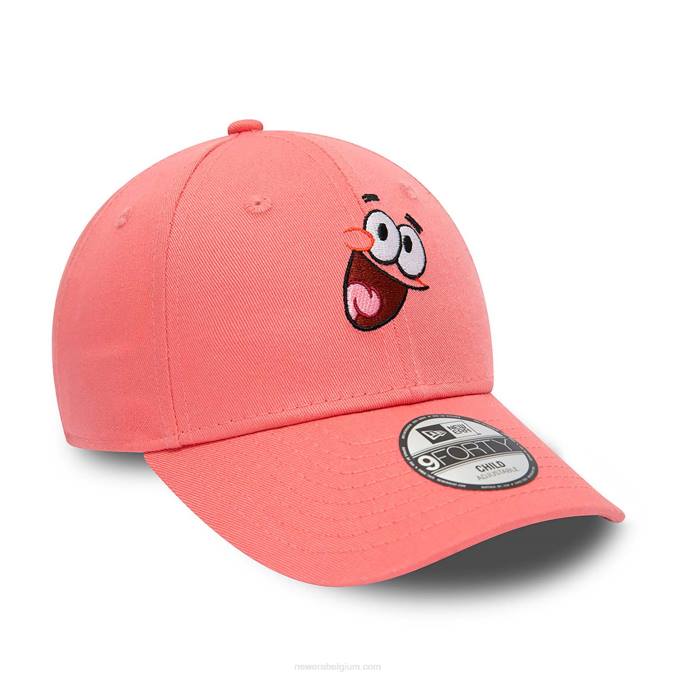 New Era patrick star jeugd nickelodeon roze 9forty verstelbare pet BT241474