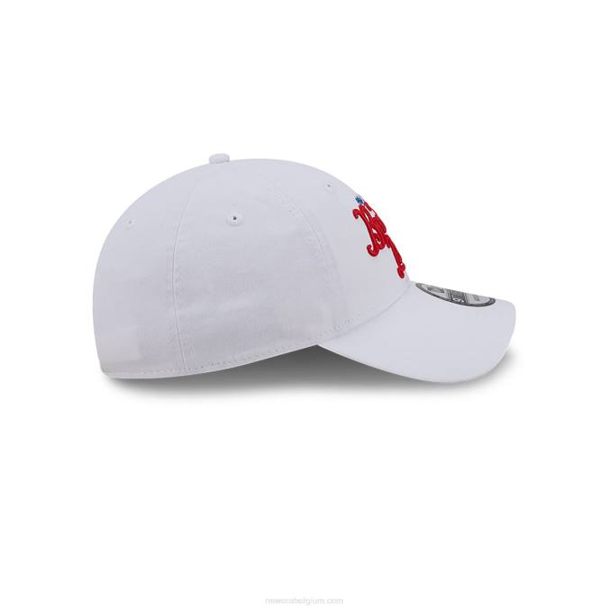 New Era philadelphia 76ers authentics city edition witte 9twenty verstelbare pet BT242219