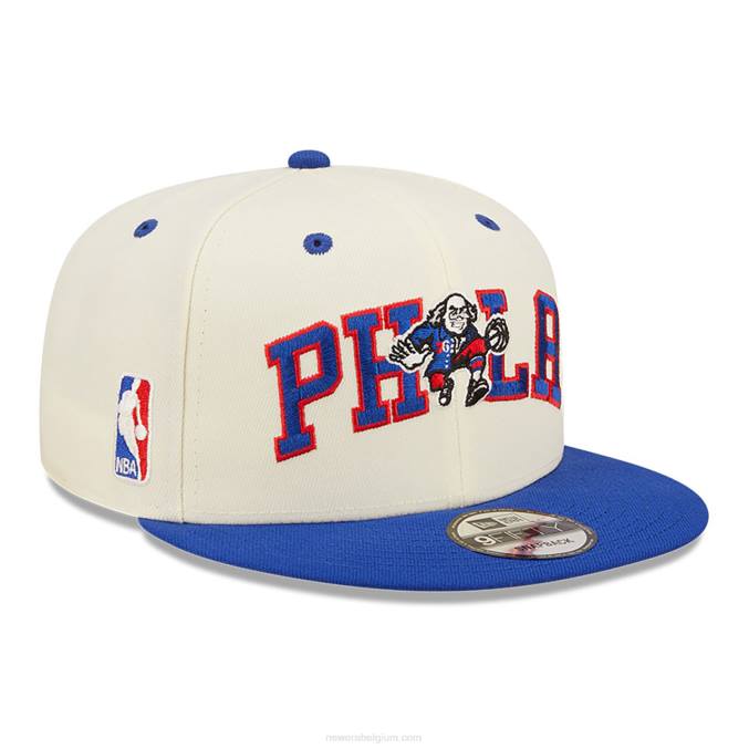 New Era philadelphia 76ers blend witte 9fifty snapback pet BT241982