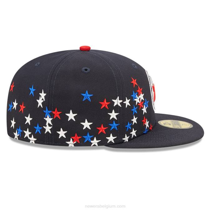New Era philadelphia 76ers nba americana marine 59fifty getailleerde pet BT241208