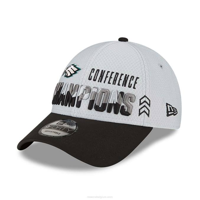 New Era philadelphia eagles conference champions grijze 9forty verstelbare pet BT241495
