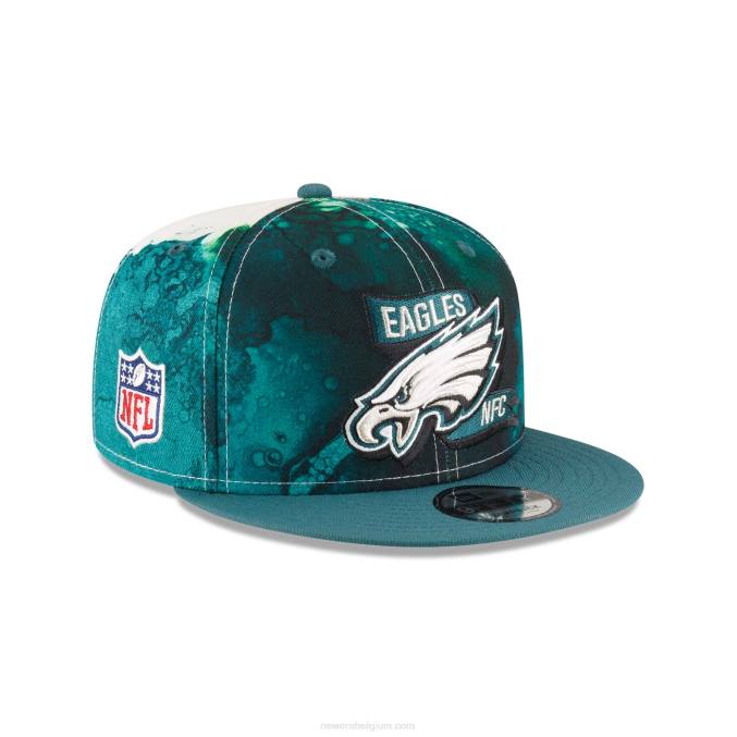 New Era philadelphia eagles nfl sideline 2022 groene 9fifty snapback pet BT241960
