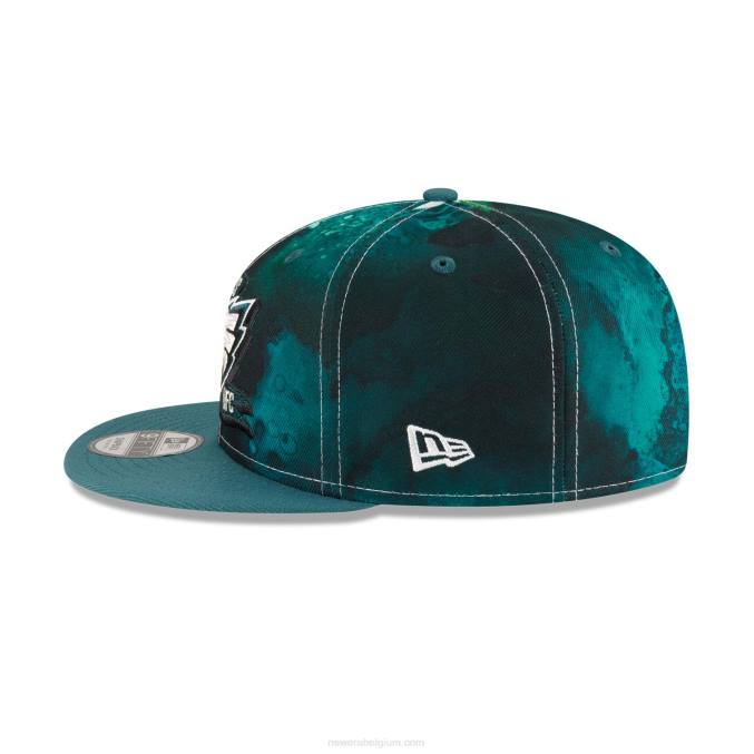 New Era philadelphia eagles nfl sideline 2022 groene 9fifty snapback pet BT241960